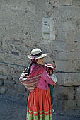 Woman in traditional dress at the Colca valley 